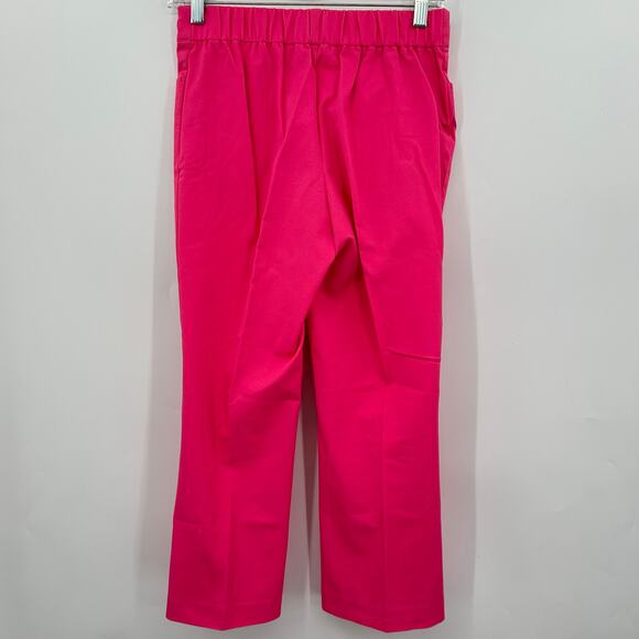 Isaac Mizrahi Live Reg 24/7 Stretch Baby Bootcut Cropped Pant 2P Iconic Pink - Picture 4 of 9